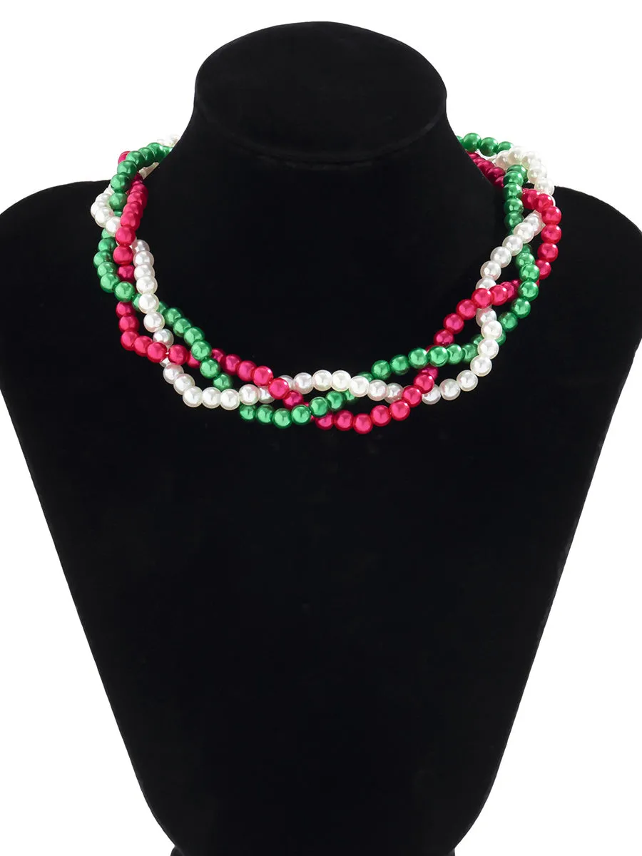 Wrap Colorful Beaded Retro Necklaces