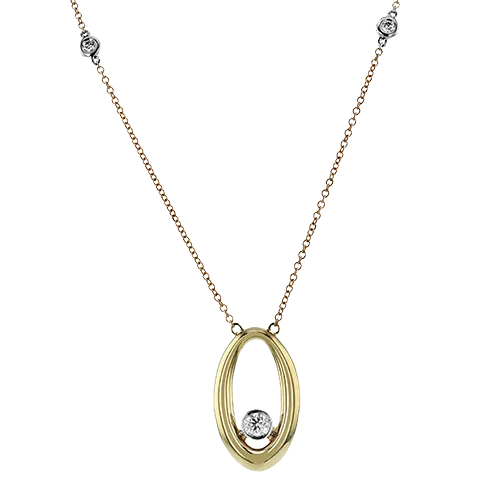 ZP1302 Pendant in 14k Gold with Diamonds